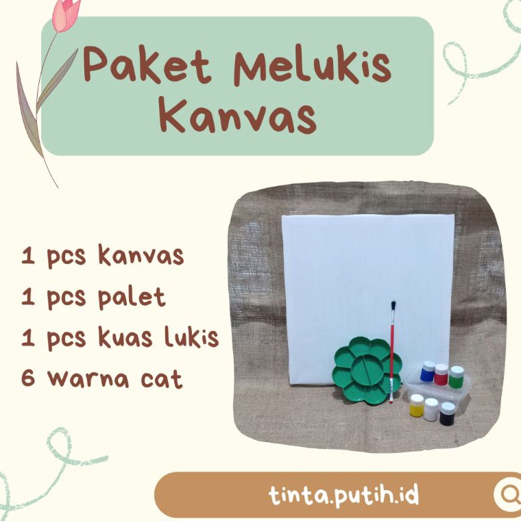 

Special Now Paket Melukis Kanvas Canvas Painting Kit Drawing Kit Kanvas Lukis