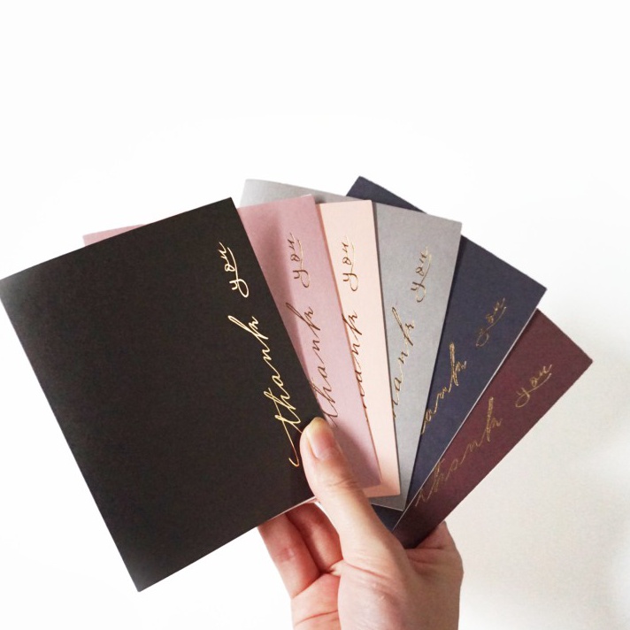 

FG2 1 PACK ISI 6 Kartu Ucapan terima kasih kosong blank thank you card serba guna untuk guru orang tua