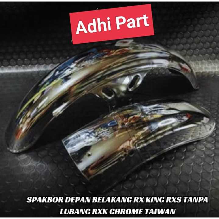 SPAKBOR DEPAN BELAKANG RX KING RXS RXK CHROME IMPORT