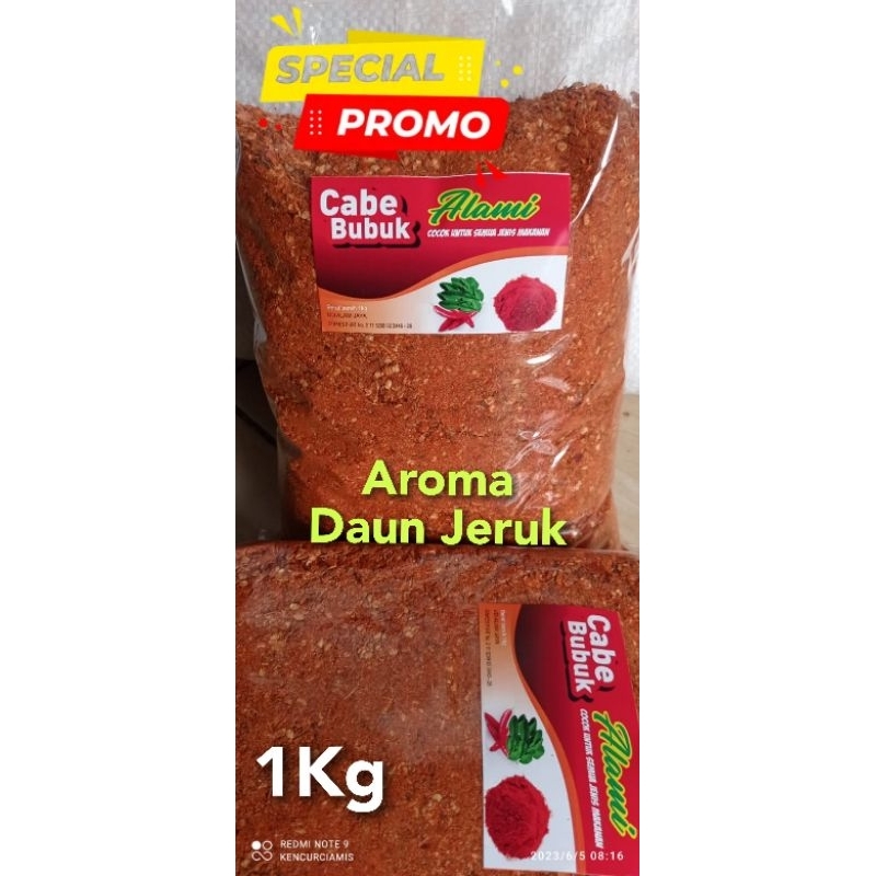 

1Kg & 500gr Cabe Bubuk Kasar AROMA DAUN JERUK