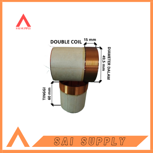 SPOL 38.5MM SPEAKER SUBWOOFER 49,5MM SPUL SPEAKER 50,7MM WOFER SEPOL DOUBLE COIL SPOL SPIKER MOBIL