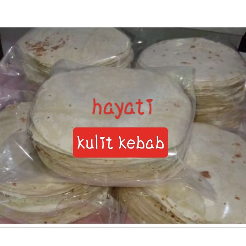 

kulit kebab ukuran 25 isi 20