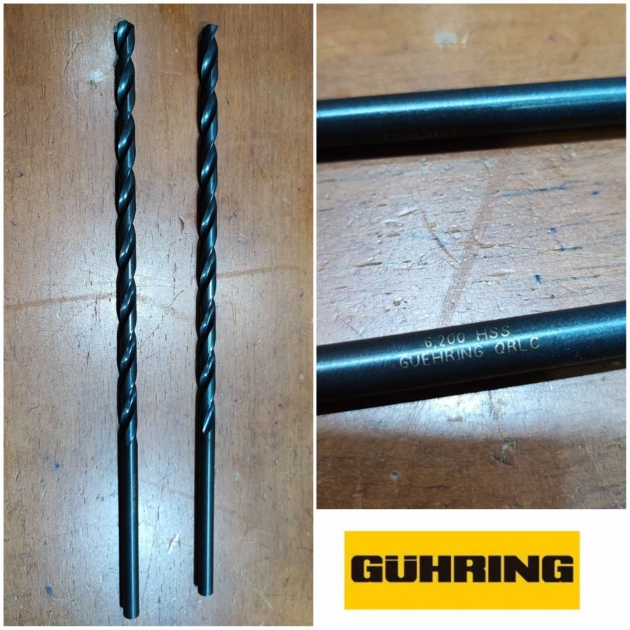 Guhring Mata Bor 6.2mm panjang 21cm
