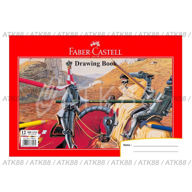 

KODE C49I Faber Castell Art Sketch Pad Drawing Book A3