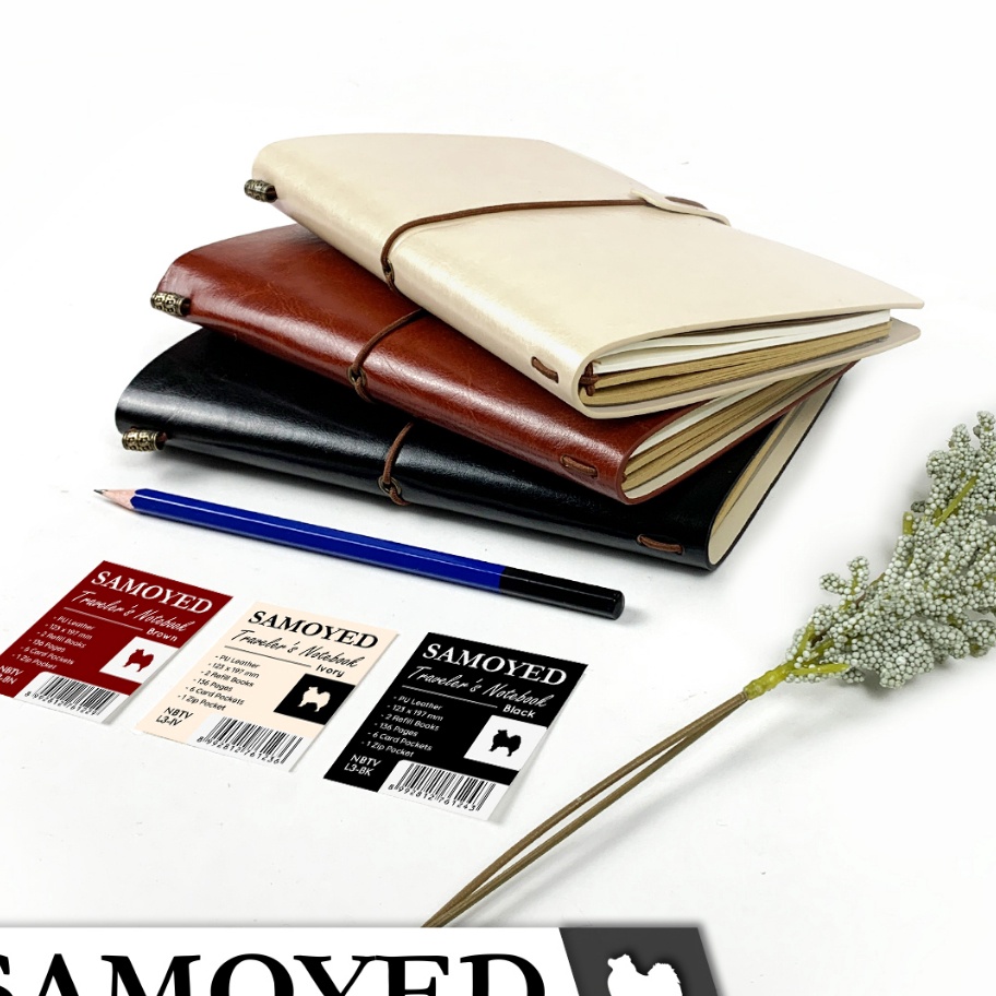 

Premium SAMOYED NBTVL3 Buku Tulis Catatan Agenda Jurnal Travelers Notebook Diary Journal