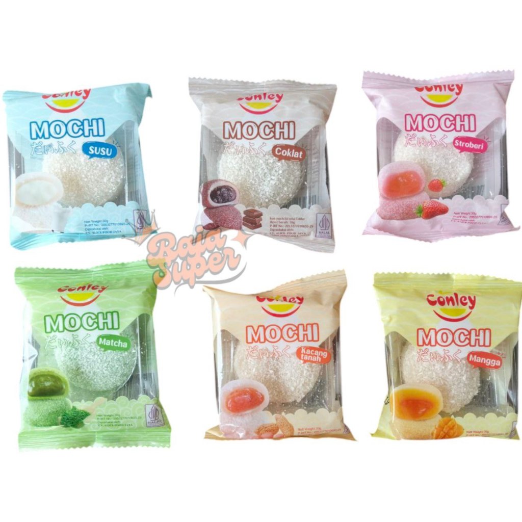 

Mochi Viral Merk Conley (6 rasa lengkap)