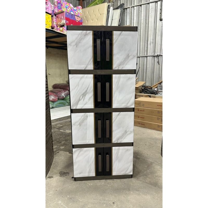 Lemari Plastik Jumbo 3/4 Susun Kualitas Terbaik / Lemari Baju