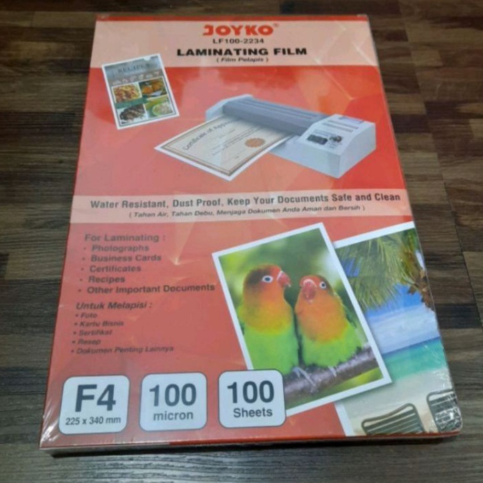 

BIG SALE Plastik Laminating F4 1 Micron 1 Lembar Plastik Laminating Folio 1 Micron