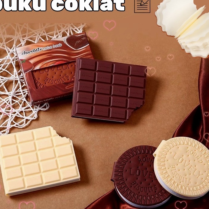 

Hot Notebook M Motif Lucu Biskuit Cokelat Isi 8 Lembar Buku Catatan Notes Memo Pad M Cookie Biskuit Cokelat Unik Lucu Memiliki rasa coklat
