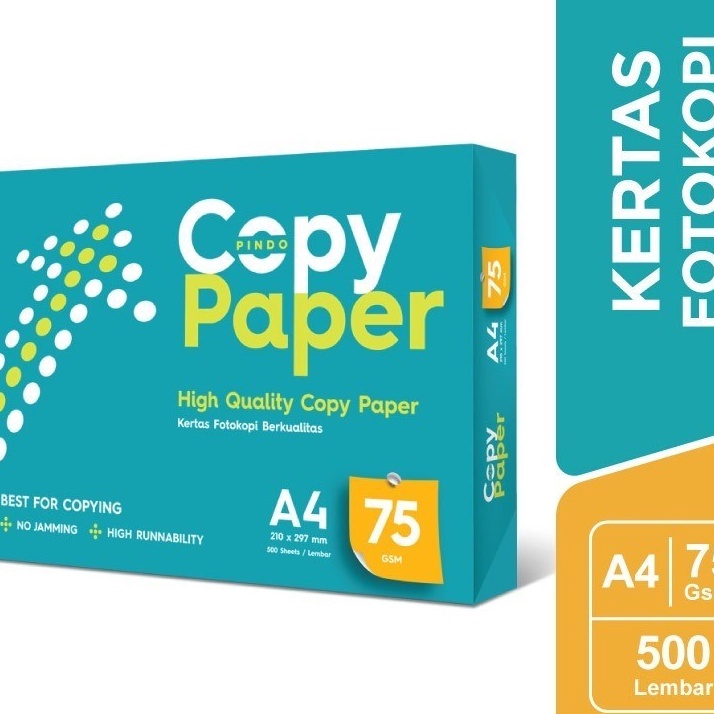 

Murah Kes HVS A4 75 GR COPY PAPER