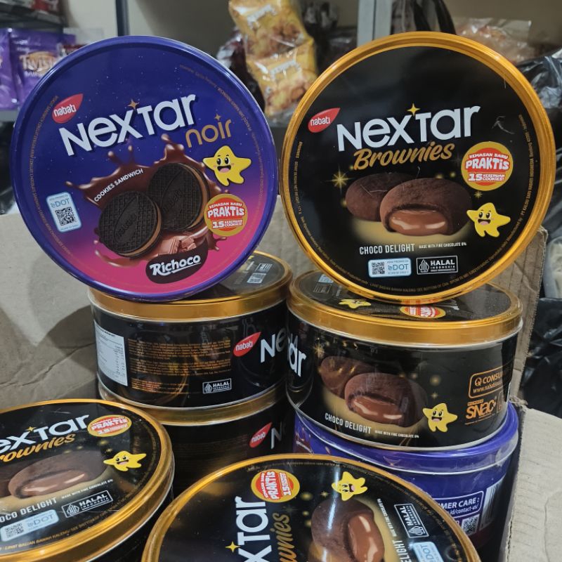 

2 kaleng Nextar brownies + noir 171gram