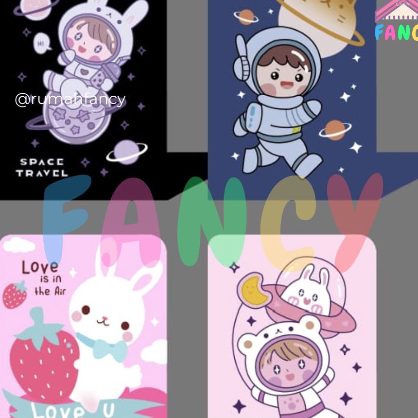 

KF7 1 Set isi 2 Pcs Book End Stand Motif Heroes Sandaran Penyangga Buku Pembatas Buku Motif Astronot Rabbit Space 777736