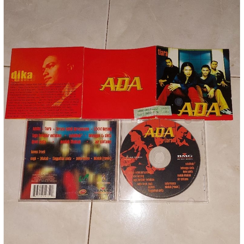 cd rare Indonesia ADA BAND album Tiara
