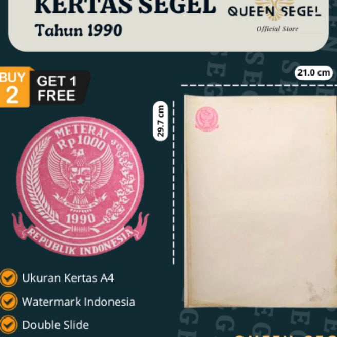 

FG2 Bisa COD Kes Segel Tahun 199 Double Slide Asli Orinal