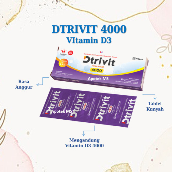 DTRIVIT 4000 IU VITAMIN D3 4000 IU