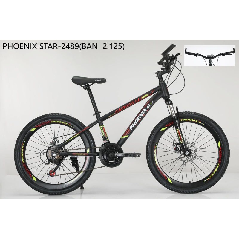 SEPEDA MTB 24 PHOENIXSTAR OPERAN 7 SPEED