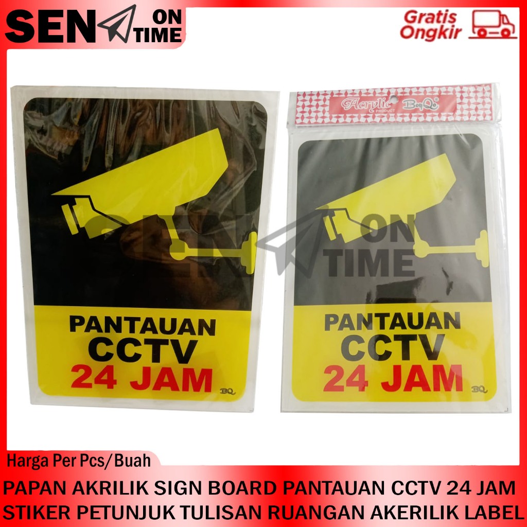 

Papan Akrilik Petunjuk Tulisan Pantauan CCTV 24 Jam Sign Board Stiker Ruangan Akerilik Label Lebel Lable Acrilyc Kuat Tempel Kaca Label Lengket Double Tape Gantung Rumah Kantor Masjid Musholla 24jam Boyko BQ