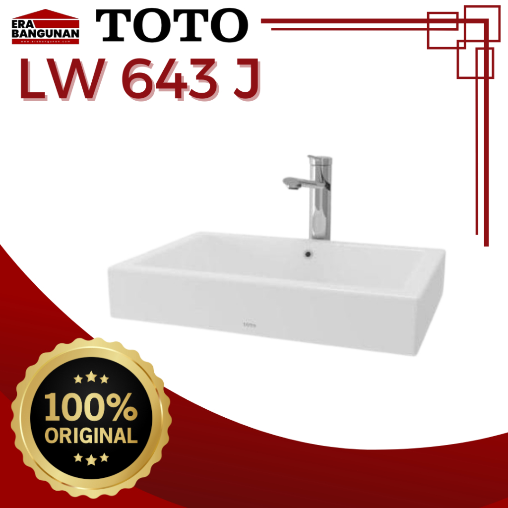 Wastafel TOTO LW 643 J komplit set