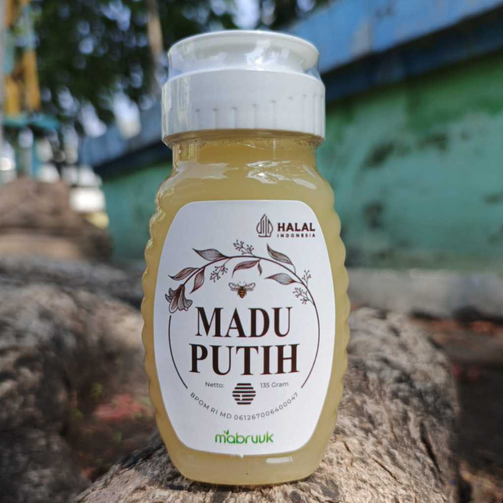 

Madu Putih 135 gram Mabruuk Kemasan Mini