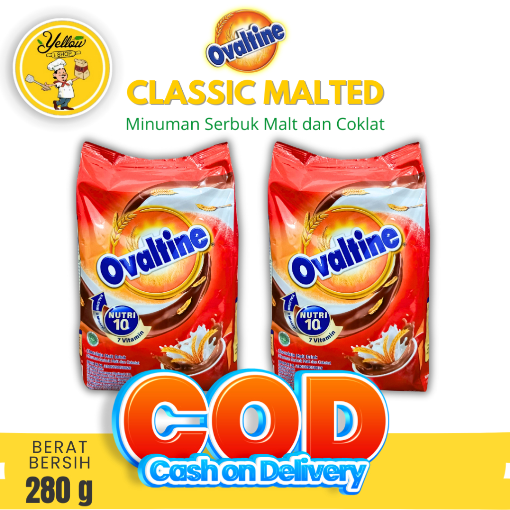 

OVALTINE CHOCOLATE MALT DRINK 280GR / MINUMAN OVALTINE