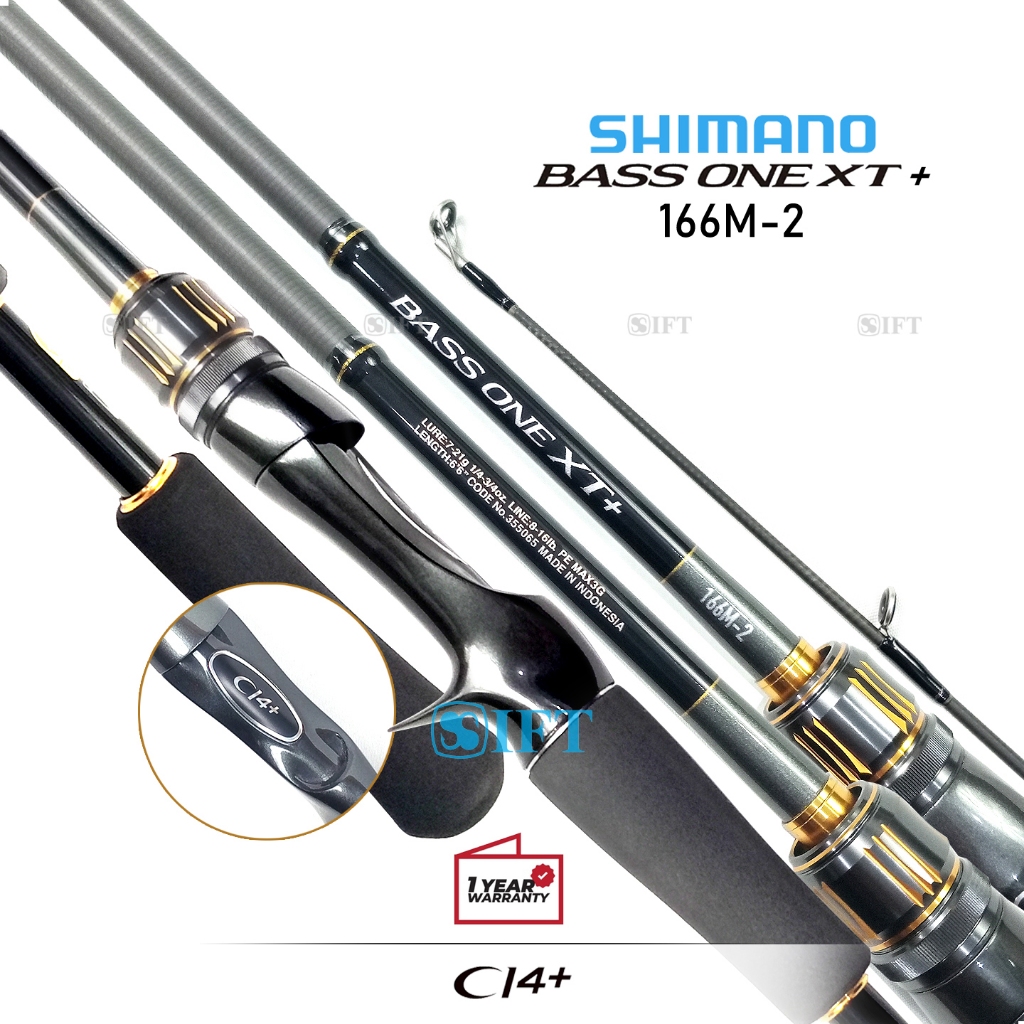 Joran BC SHIMANO BASS ONE XT+ | CI4+ | Bait Casting BassOne [23] Resmi IFT