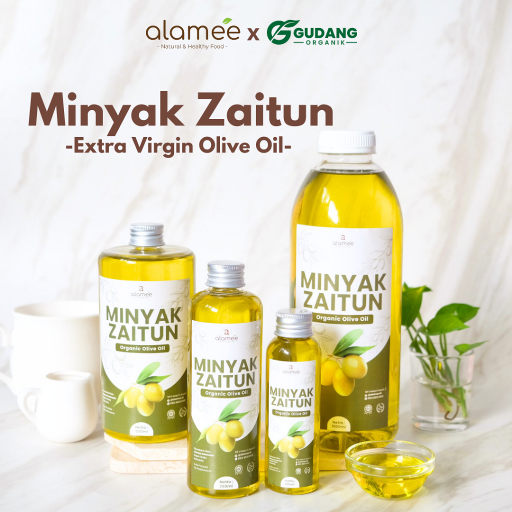 

Minyak Zaitun Extra Virgin Olive Oil Pure Organic Premium Murni EVOO Kesehatan dan Kecantikan