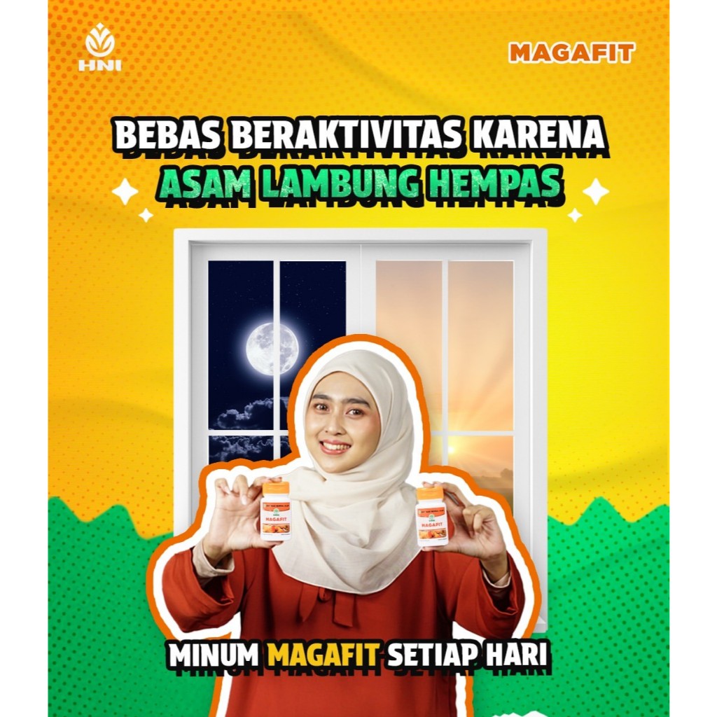 

MAGAFIT Kapsul Herbal Untuk Mengatasi Maag Akut/Kronis Gred Mengobati Asam Lambung/Perut Kembung