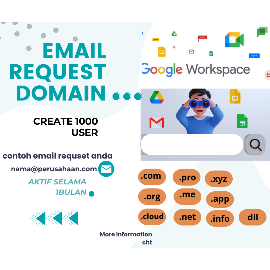 paket 1000 email fres bergaransi tanpa verifikasi masa aktif 1bulan  email bisnis bukan email edu