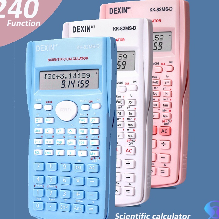 

BELI Kalkulator Color Function Scientific Kalkulator 24 Fungsi Kalkulasi 3 Warna 17 scientific calculator KK82MSD