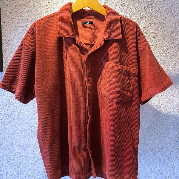 Kemeja Pendek | Corduroy Navi