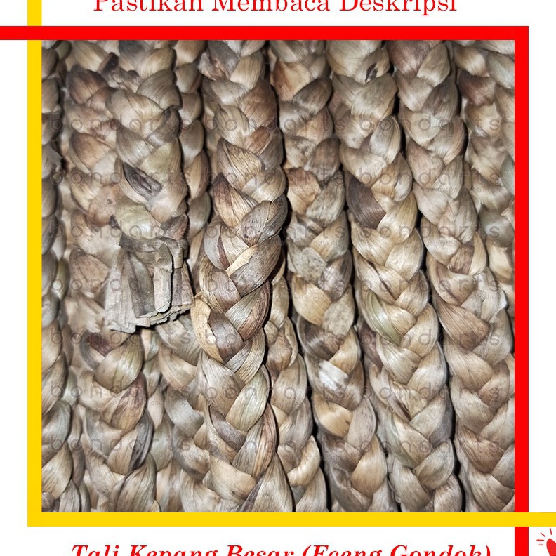 DISKON BONDARTS Tali Kepang Mendong 5 meter Tali Kepang Eceng Gondok