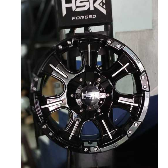 Velg mobil rush terios ring 16 HSR TWIST tampilan semi offroad