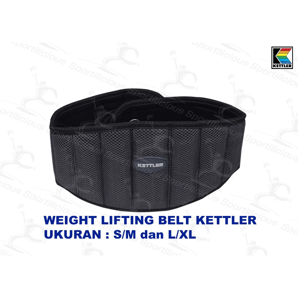 KETTLER WEIGHT LIFTING BELT SABUK ANGKAT BESI BAN ANGKAT BESI BEBAN