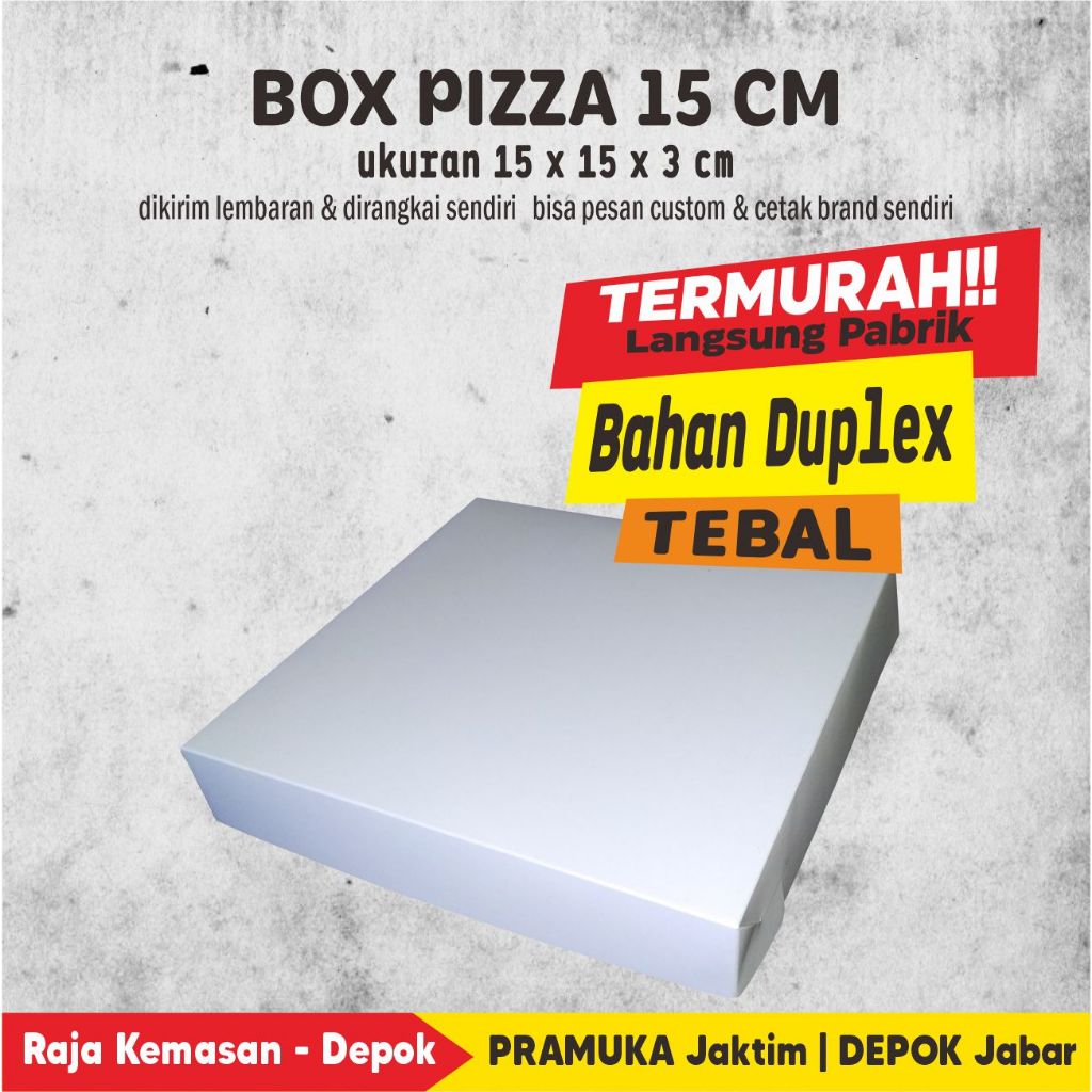 

RN BOX PIZZA 15 CM DUPLEX POLOS (40 pcs)