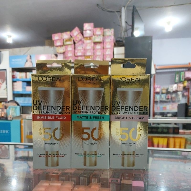 Loreal uv defender uv serum protector