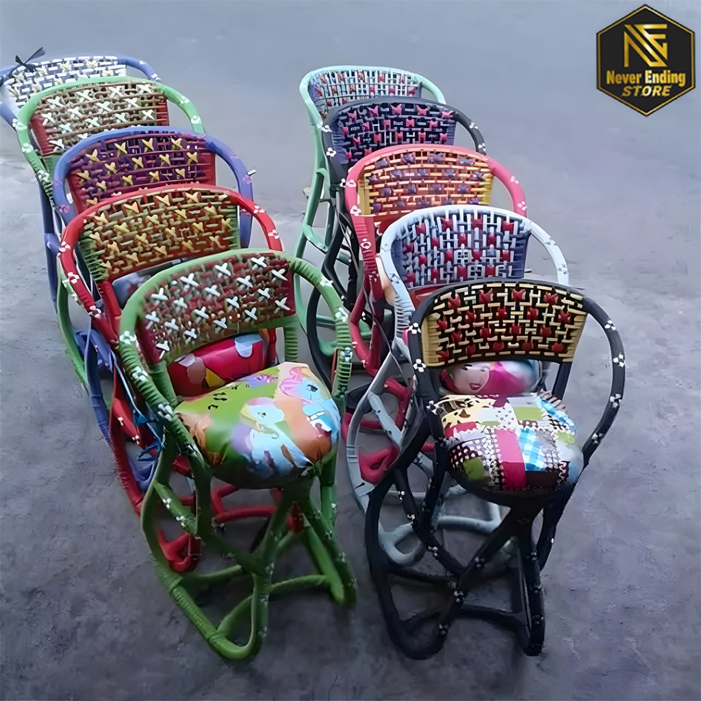 Jok Rotan Motor Anak Matic Bebek Kursi Boncengan Rotan Full Lilit