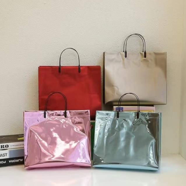 TOTE BAG HAMPERS METALIC DOFF / TOTE BAG HAMPERS HOLOGRAM