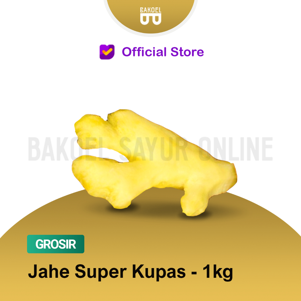 

Jahe Putih Super Kupas - Grosir 1 Kg