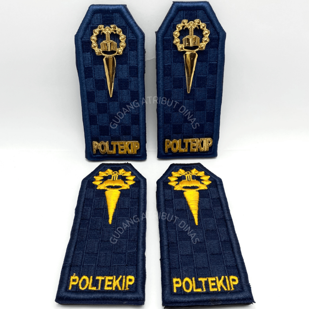 EVOLET LOGAM - BORDIR POLTEKIP / TARUNA POLTEKIP / ATRIBUT TARUNA POLTEKIP / GAD