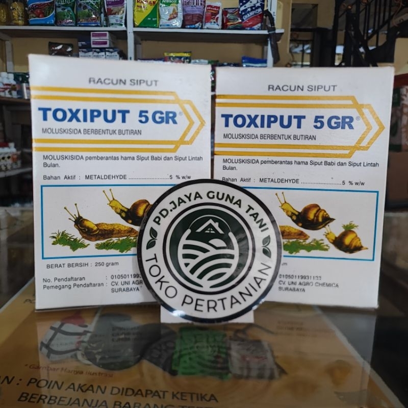 Insektisida Toxiput 5Gr 250gr obat keong obat bekicot