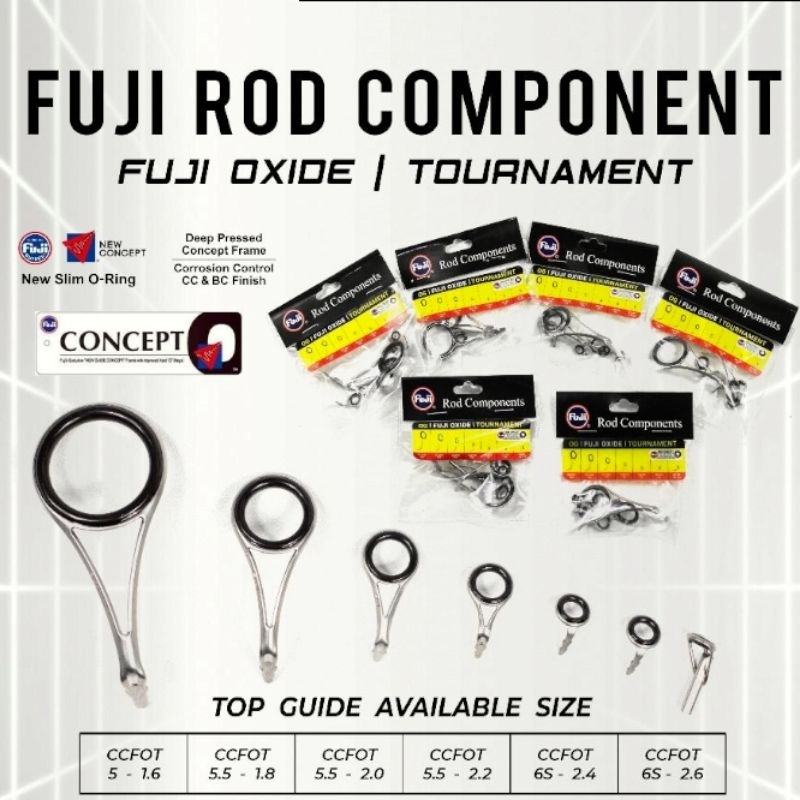 RING GUIDE MARIT/ OSEG / CINCIN JORAN / UJUNG JORAN SET SPINNING MAGURO - RING FUJI SET JORAN - MARI