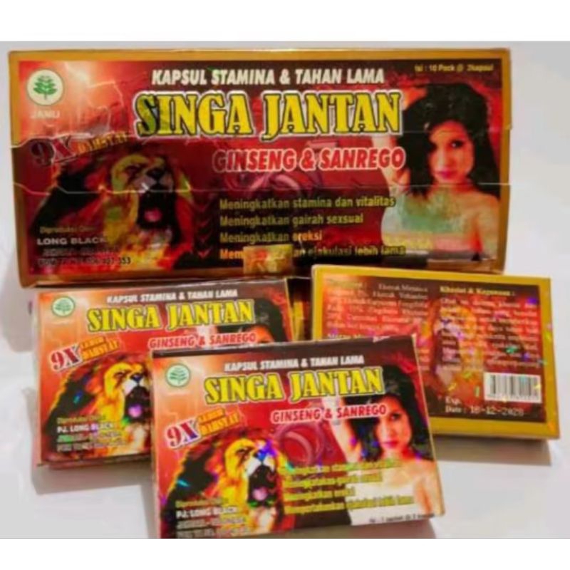 KAPSUL SINGA JANTAN ORIGINAL 100%