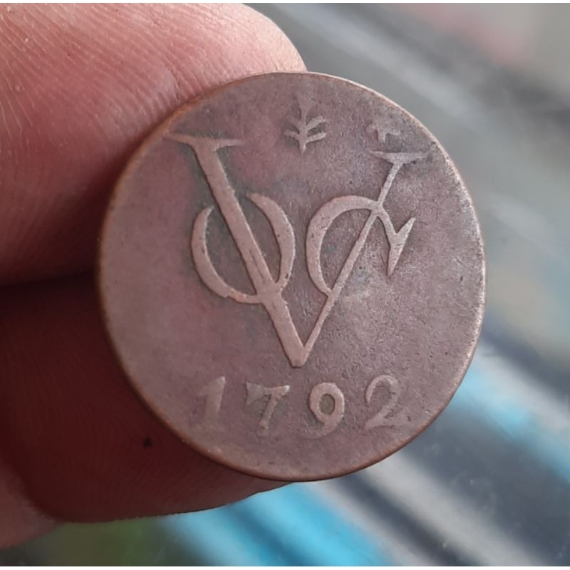 KS153 Koin Voc 1 Duit Gelderland 1792