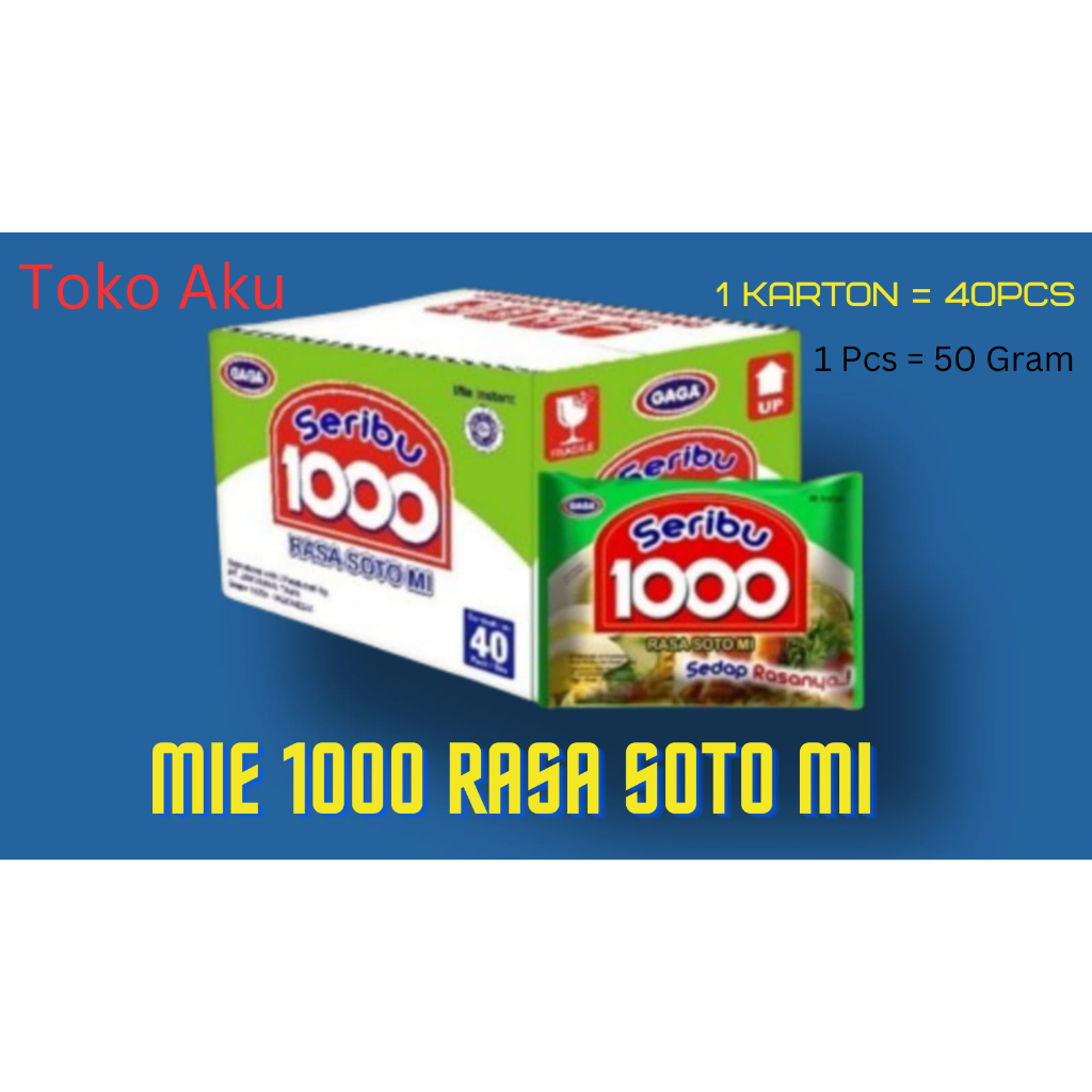 

C2 Mie Gaga 1000 Soto 1 Dus ( 40 Bungkus ) Harga Ekonomis