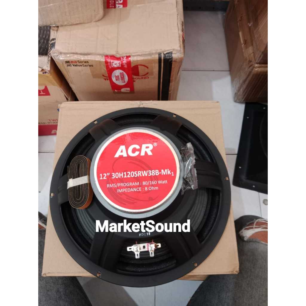 Speaker ACR Pro 12 inch 30H120SRW38B - MK1 Woofer original / speaker ACR 12" woofer bass