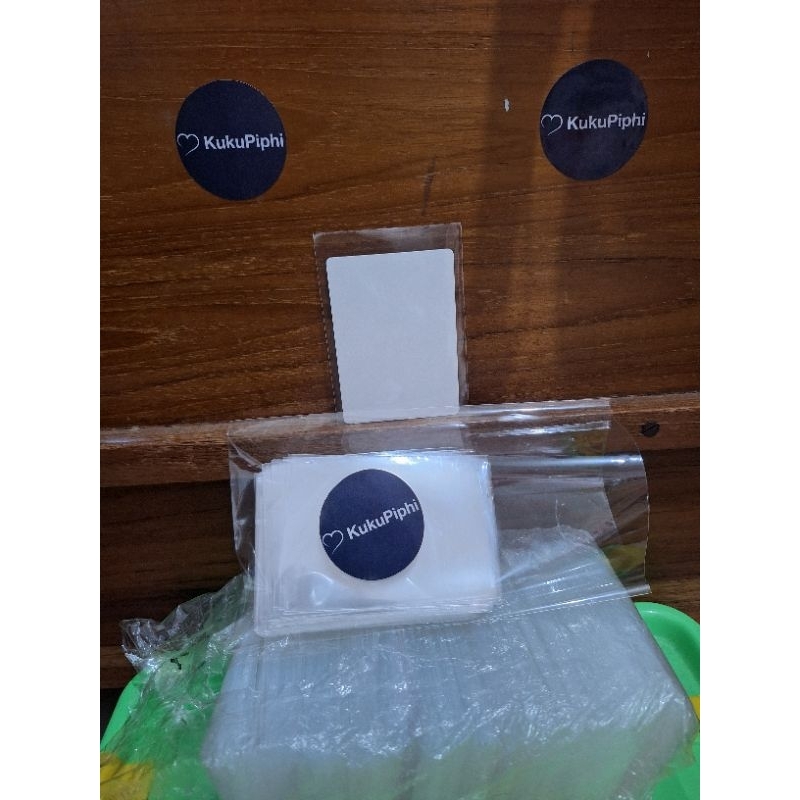 Plastik Inner Sleeve Plastik Kartu Bening Pokemon Plastik Bening Inner Sleeve