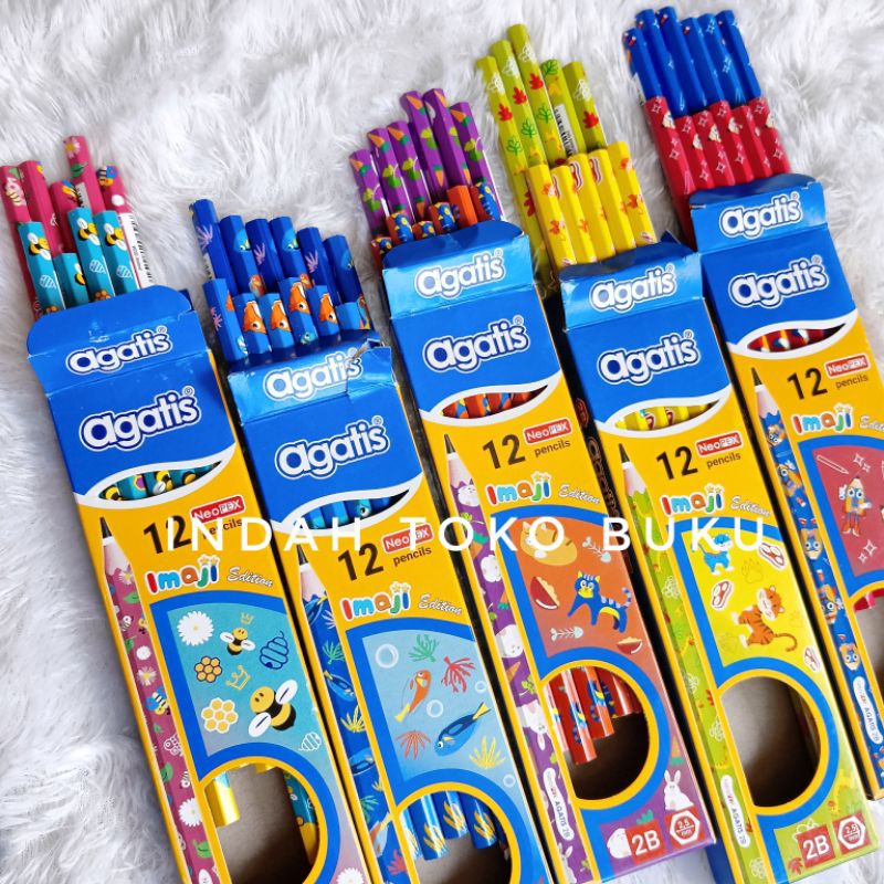 

Pensil 2B Agatis Neopex Seri Imaji Kartun Motif Binatang Hewan Karakter Lucu