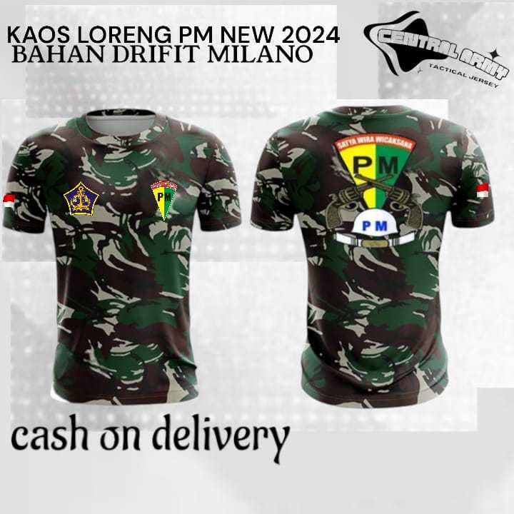KAOS DALEMAN POLISI MILITER TERBARU KAOS  JERSEY LORENG MALVINAS PDL