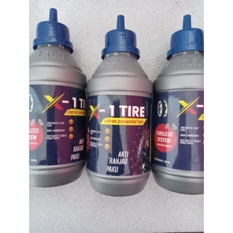 Cairan Tubeless X-1 Tire Tubles X Tire Cairan Penambal Ban Anti Bocor