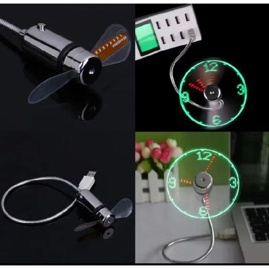 COFLEX FLEXIBLE USB FAN LED CLOCK LIGHT
